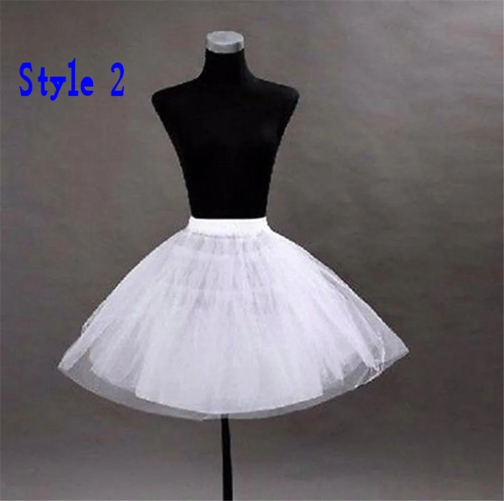 Hoopless Korte Petticoat Wedding Crinoline Tulle Vrouw Onderrok Rockabilly Tutu Rok Bruids Accessoires 2020