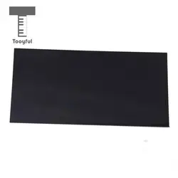 Tooyful High Quality 1Pc ABS Guitar Headplate Veneer Headstock Head Shell Sheet Parts Plastic Black for Professional Luthier