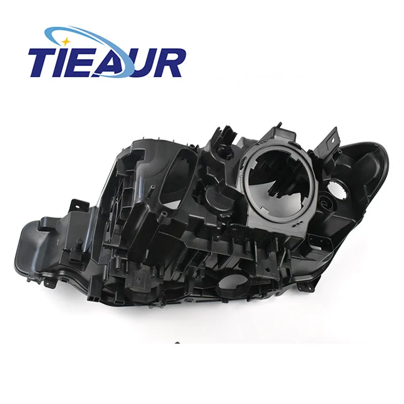 Front Headlight Housing Back Base Plastic Black For BMW F30 F35 318i 318Li 318d 320i 320d 2012-2015 2016-2018 Black Lampshade