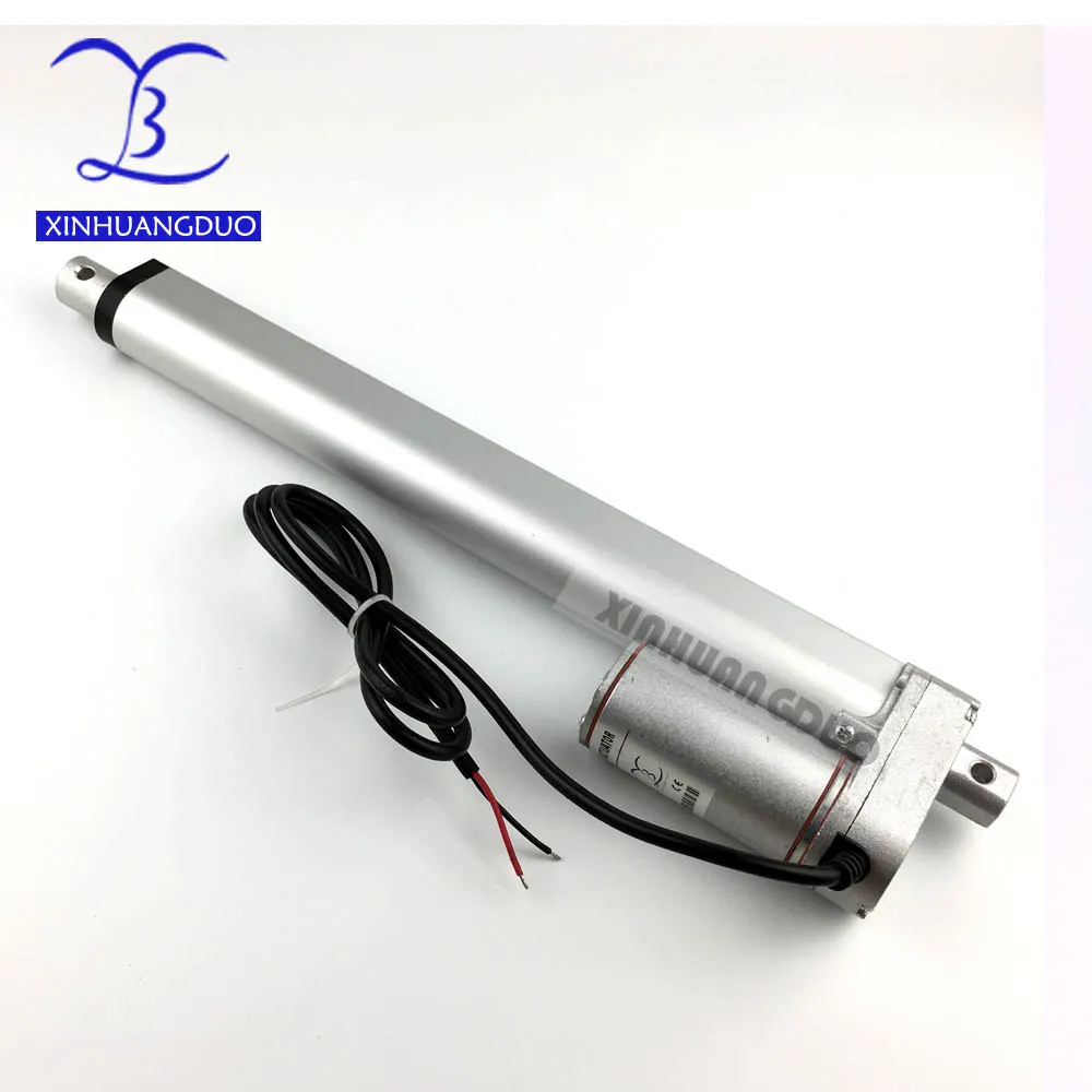 12V 24V 250mm/10inch stroke 900N /198LBS micro linear actuator electric linear actuator TV lift high speed linear actuator