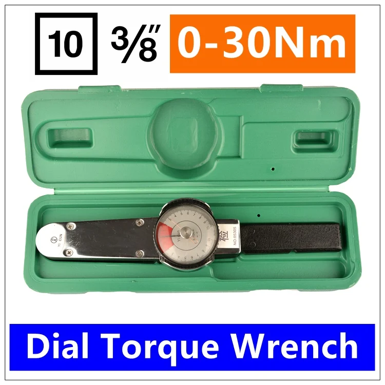 Mxita 3/8 0-30NmDial Momentsleutel Hoge Precisie Pointer Momentsleutel Handgereedschap