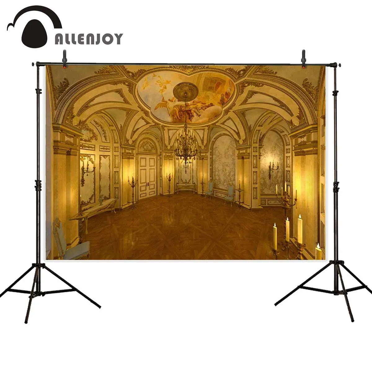 Allenjoy castle grand hall background for photo studio fairy tale luxury backdrop photocall photography theater decor