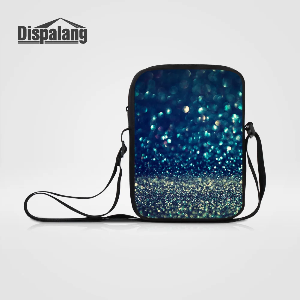 Dispalang Women Small Messenger Bag Universe Space Crossbody Bag Unisex Traveling Casual Business Flap Teenager School Satchels