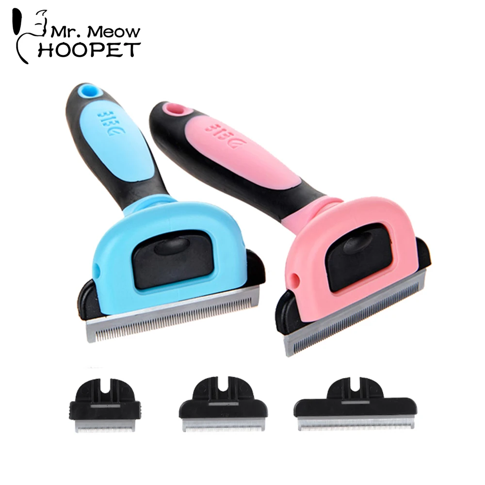 Hoopet Pet Dog Cat Hair Comb Brush Grooming Supply Massage Bath Comb Puppy Kitten Shedding Hair Remover Brush