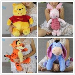 1piece winnie the pooh bear and tigger Eeyore donkey Piglet pig stuffed gift toys boys girl's brithday gift
