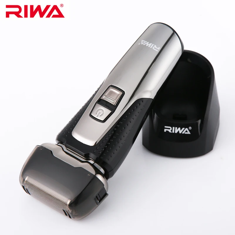 

RIWA Professional LCD Display Male Electric Shaver Men's Razor One Blade Washable Shaving Machine For Beard Haircuts RA-5502