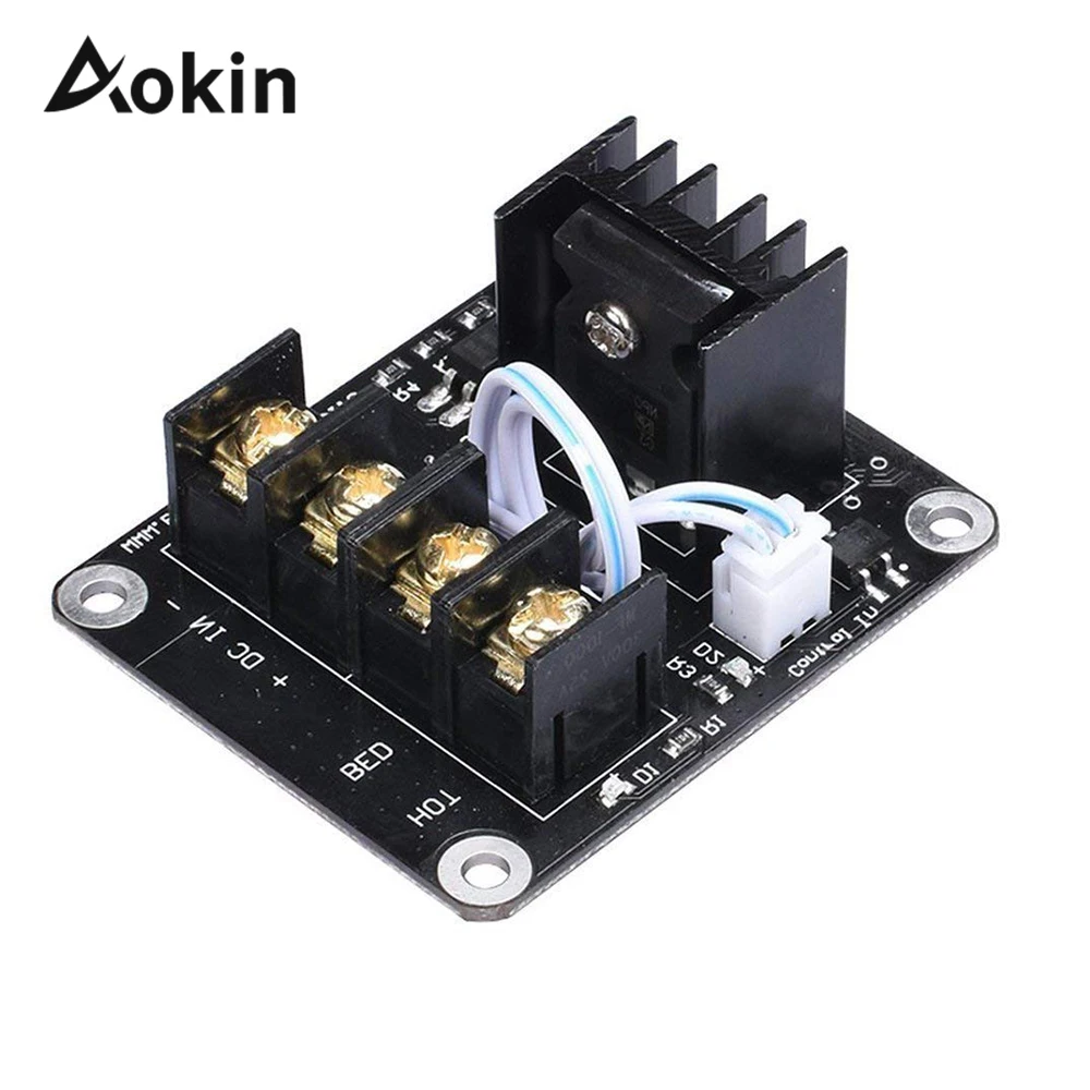 High Power Module Expansion Board Hot Bed MOS Tube for 3D Printer Heated Bed Power Expansion Module for 3D Printer With Cable