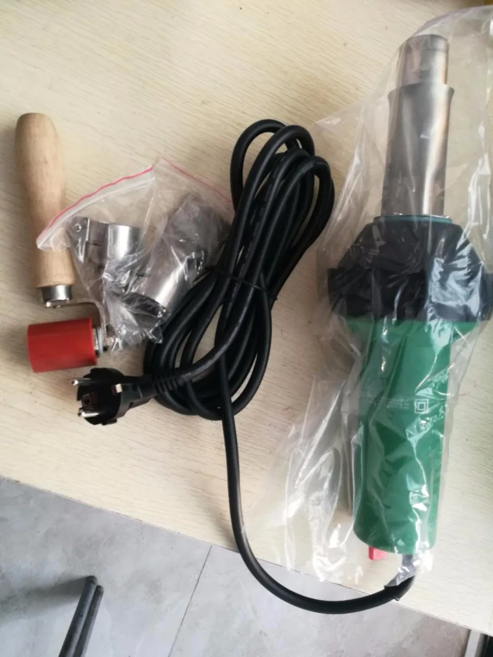 Portable Temperature Controlled Hot Air Heat Gun for banner