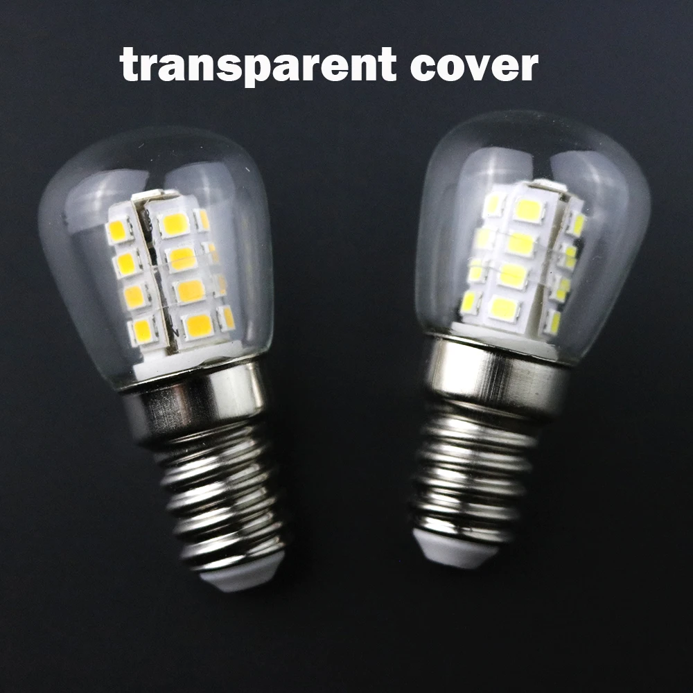 E14 Mini Lamparas Refrigerator Light LED Lamp 3W SMD 2835 AC 220V  Spotlight Lamp Bulbs Freezer Fridge Chandelier Warm / White