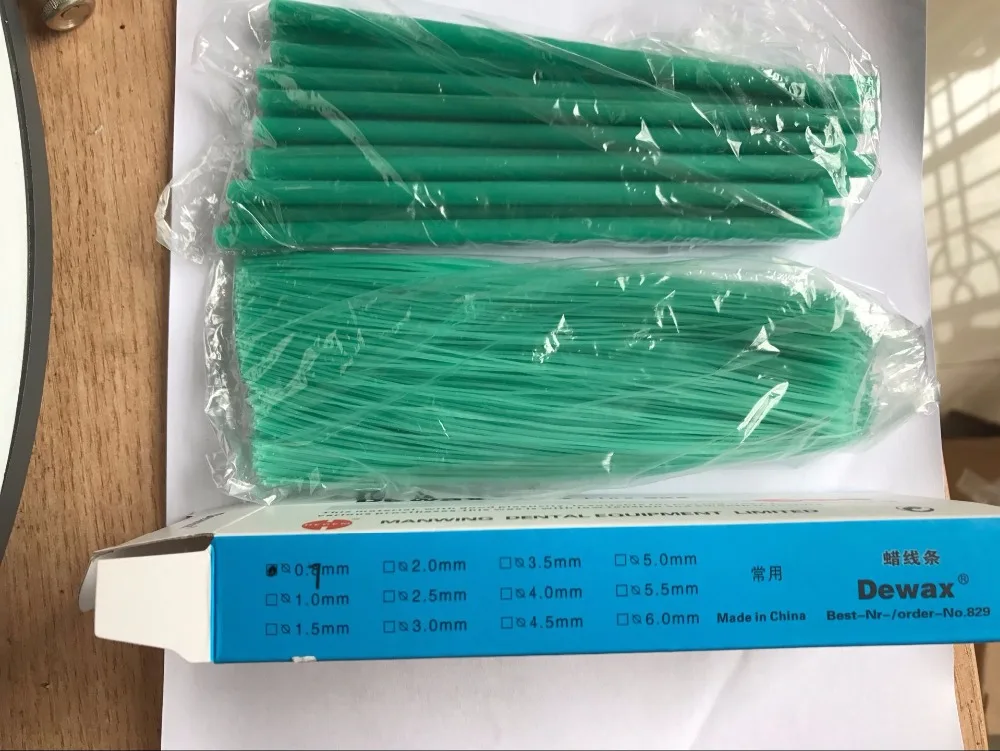 Dewax Wax Line, Jewelry Making Tool Wax Line Sprue Wax Lines Dental Laboratory 6 Type Can Be Selected For Dental Lab