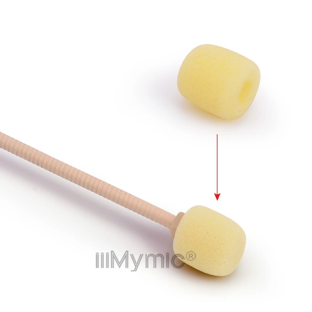 ميكروفون مكثف لسماعات الرأس باللون البيج الاحترافي بثلاثة دبابيس، ميكروفون متعدد الاتجاهات لنظام AKG اللاسلكي TA3F 3 Pin XLR