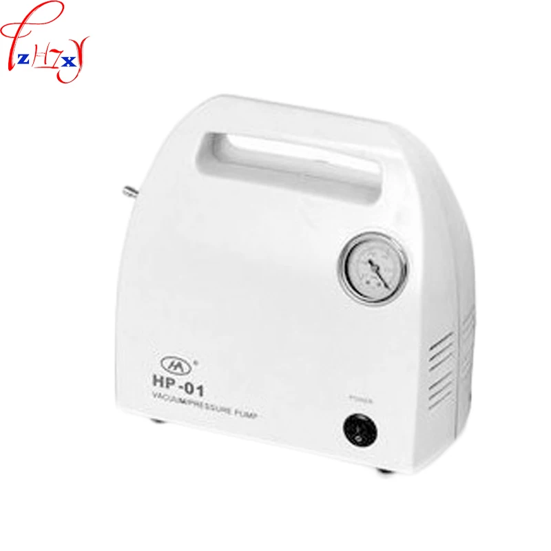 

Oil-free diaphragm vacuum pump HP-01 electric oil-free vacuum pump 10 L/min improve filtration efficiency 220V 20W