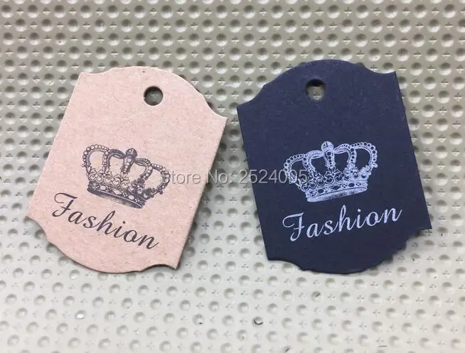 

custom clothing kraft paper tag/jewelry price tag/garment printed label/cardboard tag printing/gift packing label 1000 pcs a lot