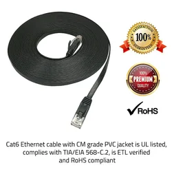 LNYUELEC CAT 6 RJ45 sieci kabel sieciowy Ethernet przewód przewód LAN do komputera Router LaptopCAT6 płaski Ethernet kabel 250MHz 1000 mb/s