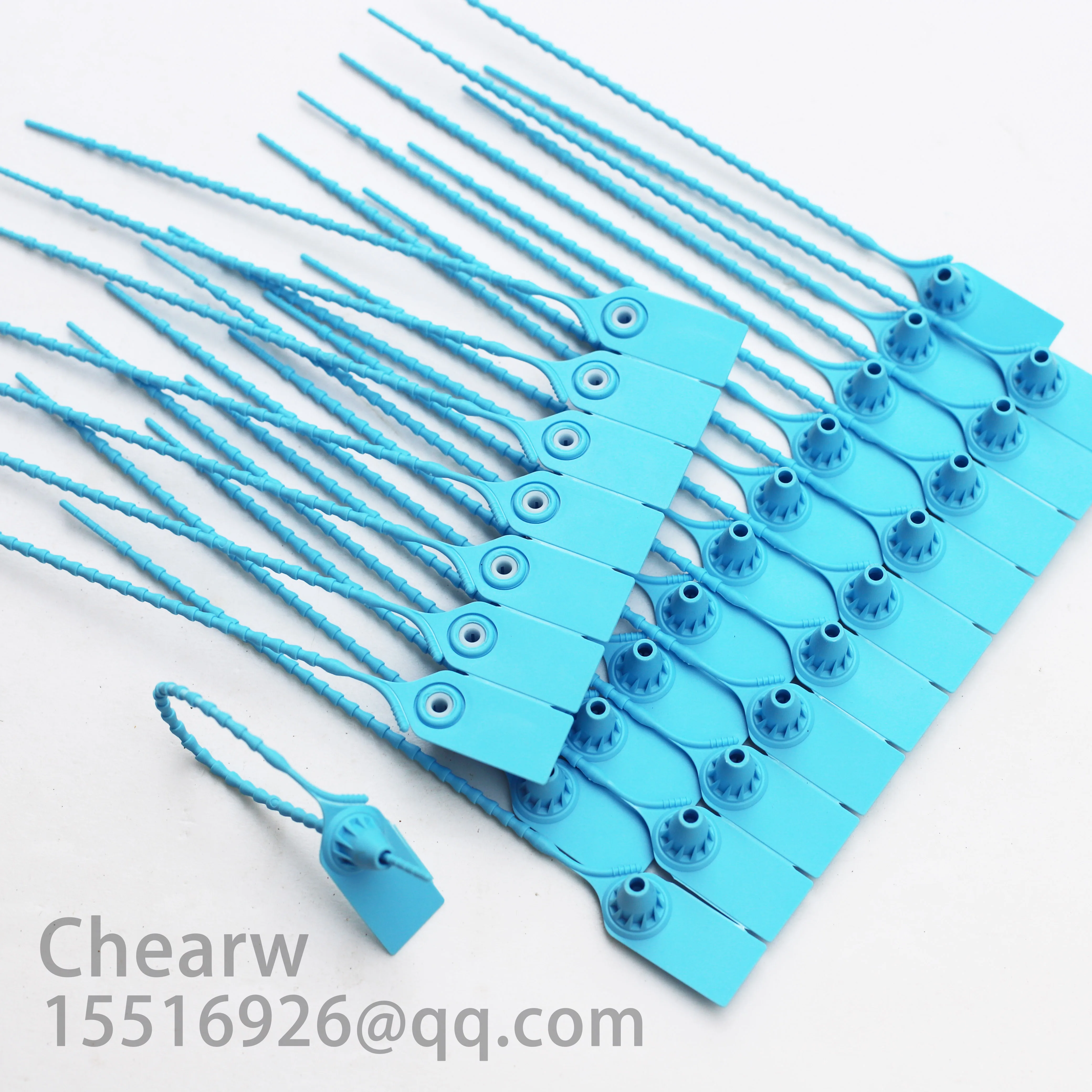 200mm plastic seals 10piece laser printing company signs cable ties customization security safety guard disposable