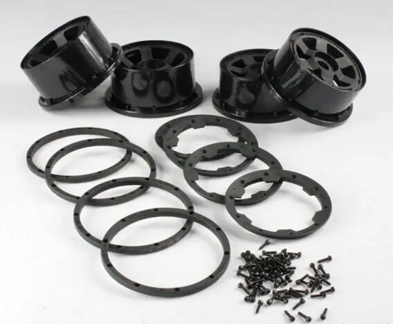 

Plastic Wheel hub set for 1/5 HPI Baja 5B Parts Rovan KM 2.0 3.0(2*front and 2*rear)