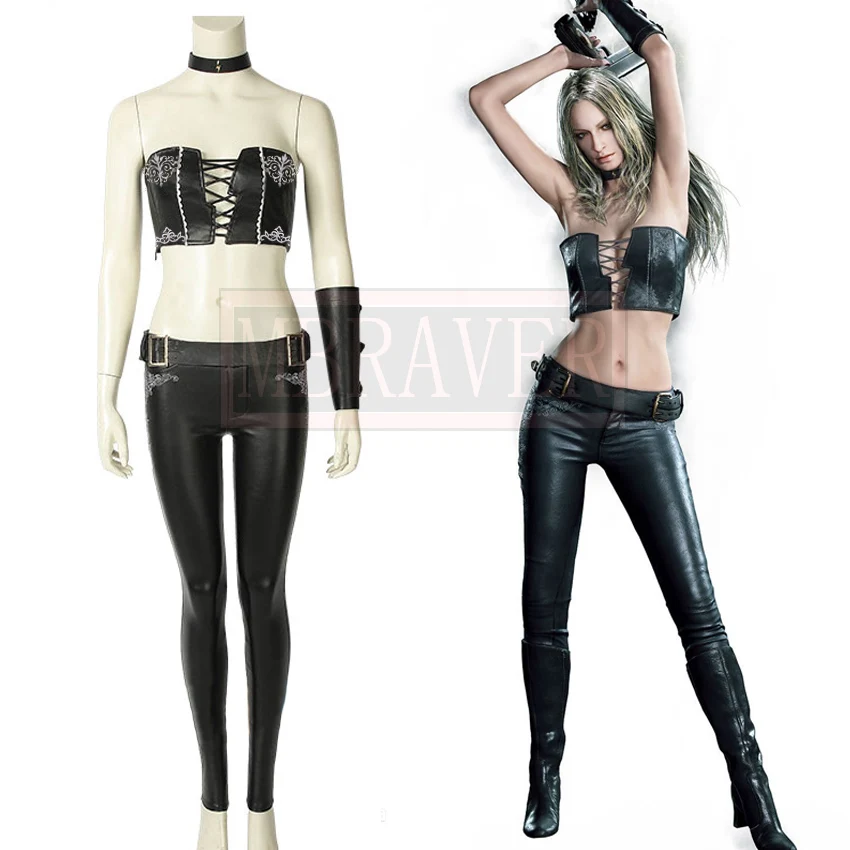 DMC 5 Trish Gloria Cos Cosplay Costume Halloween Uniform Outfit Custom Made Any Size