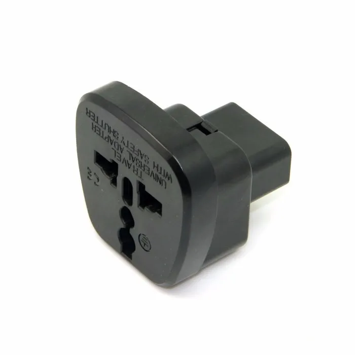 สากล3ขาIEC C13เพาเวอร์อะแดปเตอร์S Plitterแปลงท่องเที่ยวออสเตรเลียสหราชอาณาจักรสหรัฐอเมริกาสหภาพยุโรปด้วยการป้องกันปก