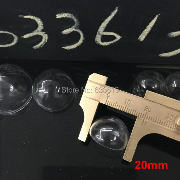 12 Pcs Glass Vial Pendant Set - 30mm/25mm/20mm/15mm Half Dome Locket for Fashion Jewelry, DIY Crafts & Home Decor