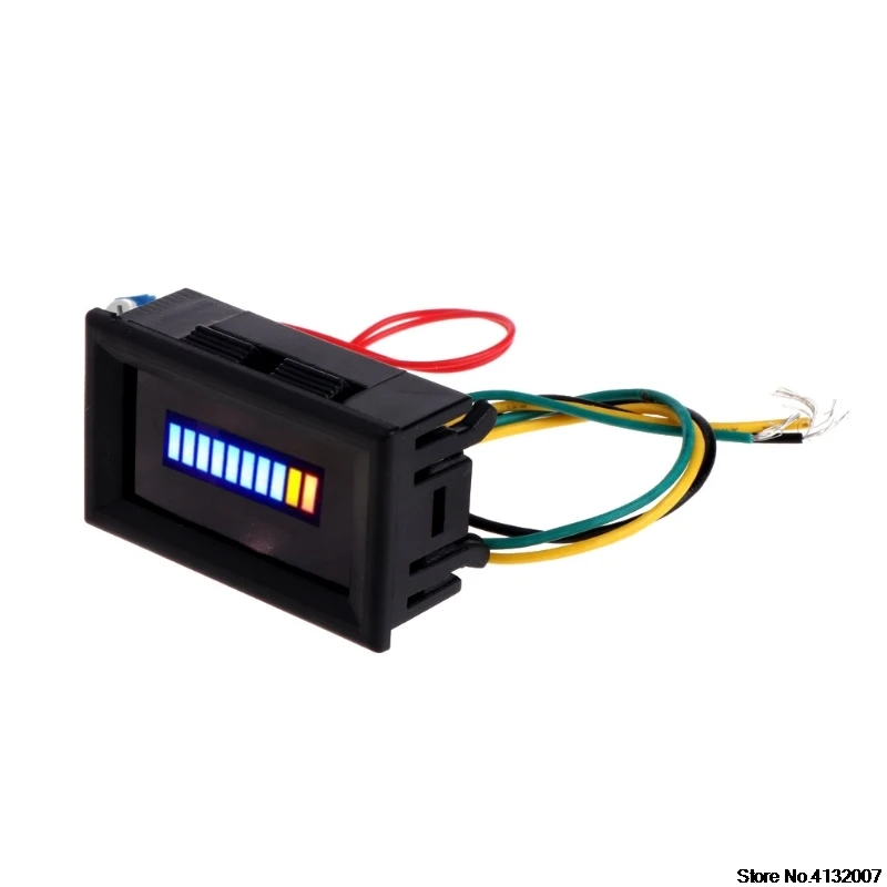 Indicador de nivel de combustible para motocicleta, medidor de escala de aceite para coche, Universal, LED, 12V, novedad de 2022