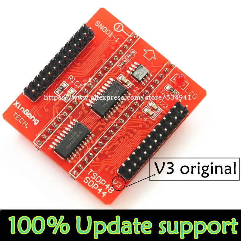 8pcs Original V3 TSOP48/40/32 socket SOP44 /56 adapter of XGecu