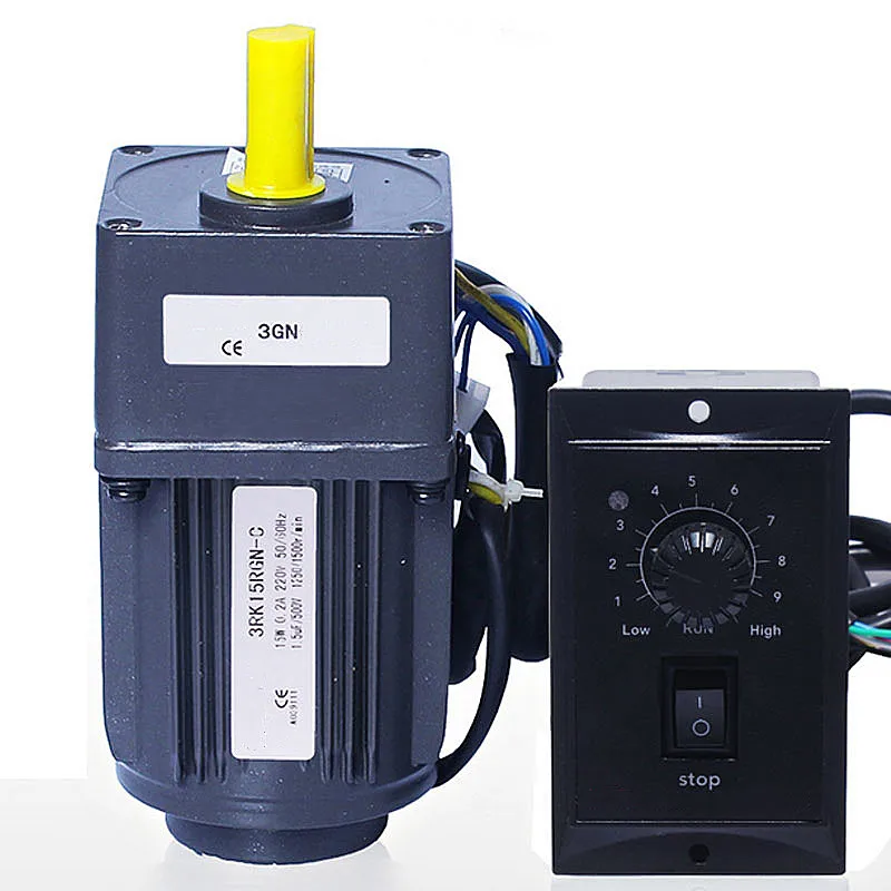 

15W 220V AC gear motor,3RK15GN-C adjustment speed/variable speed Reversible turn motor,ac motor governor Controller,J18269