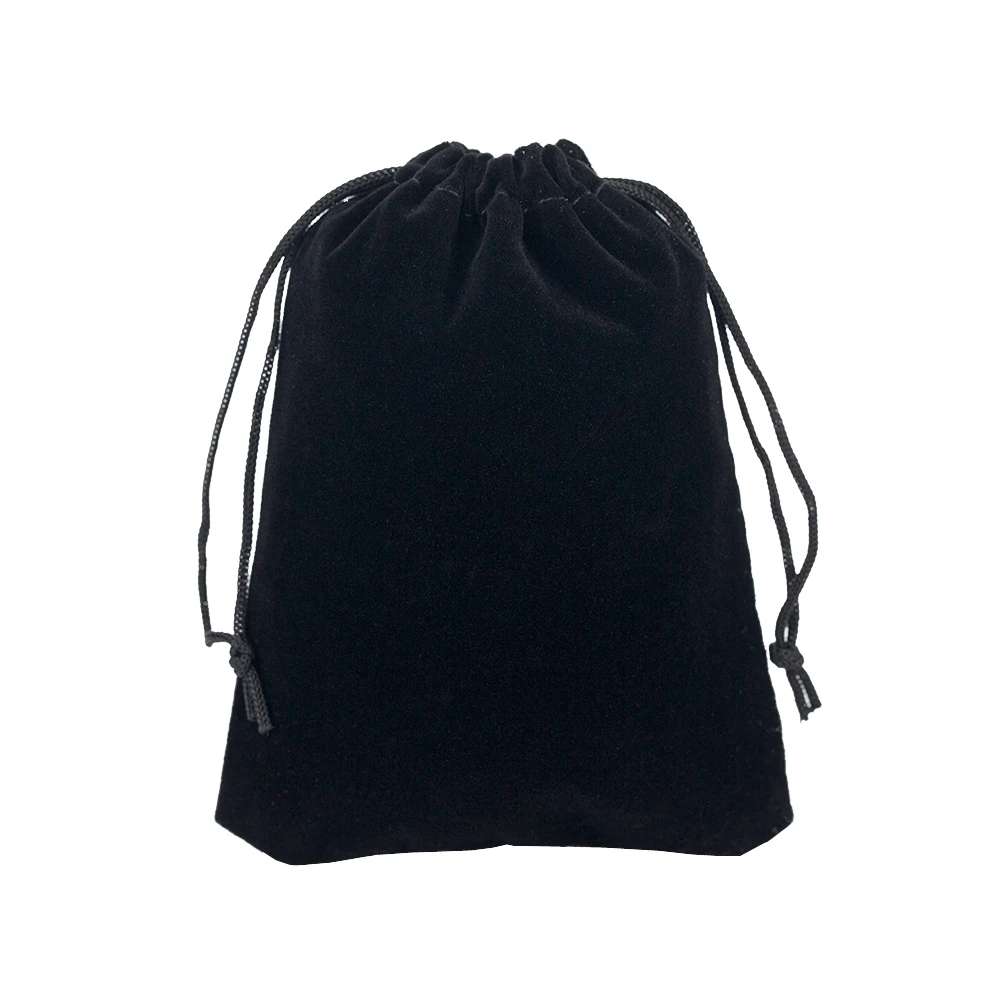 

500pcs 7x9cm Black Retail Jewelry Velvet Gift Packaging Drawstring Bags & Pouches ,Christmas/Wedding Gift Bag