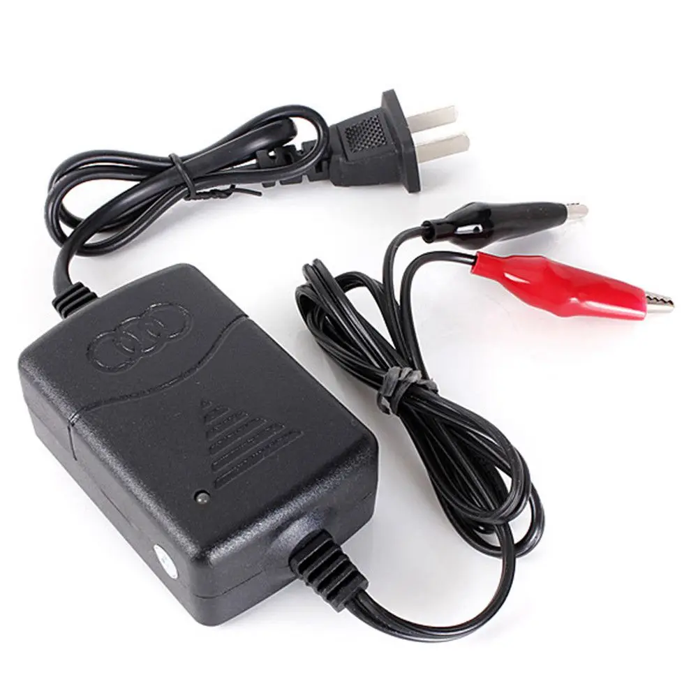 12V 1.3A Automatic Toy Car Motorcycle Charger For AGM VRLA Gel Lead Acid Battery 3AH-25AH With LED Indicator