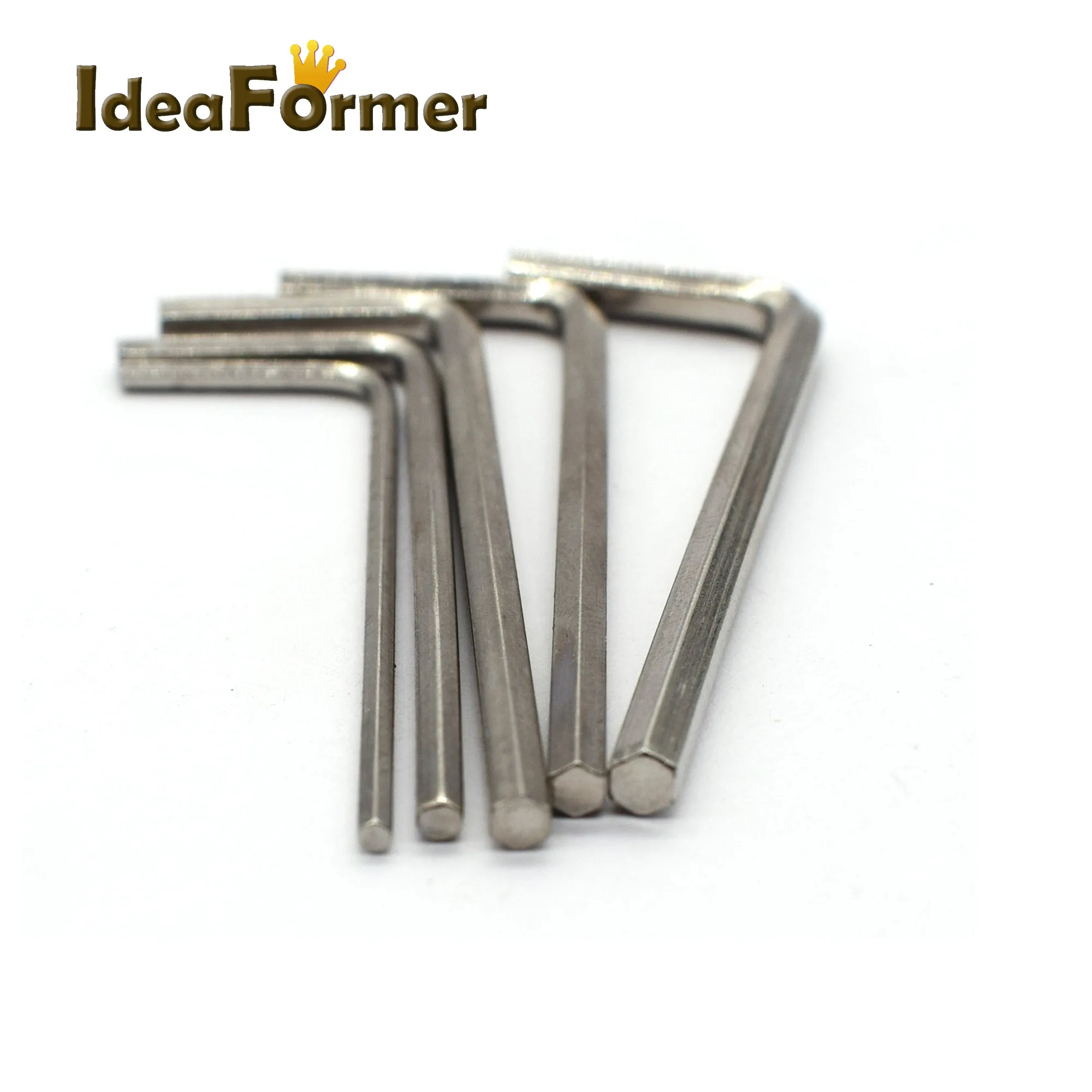 4pcs Mini Hex Hexagon Allen Wrench Key Set Exotic Micro Wrench 1.5mm 2.0mm 2.5mm 3.0mm Screwdriver Nickel plating 3D Printer