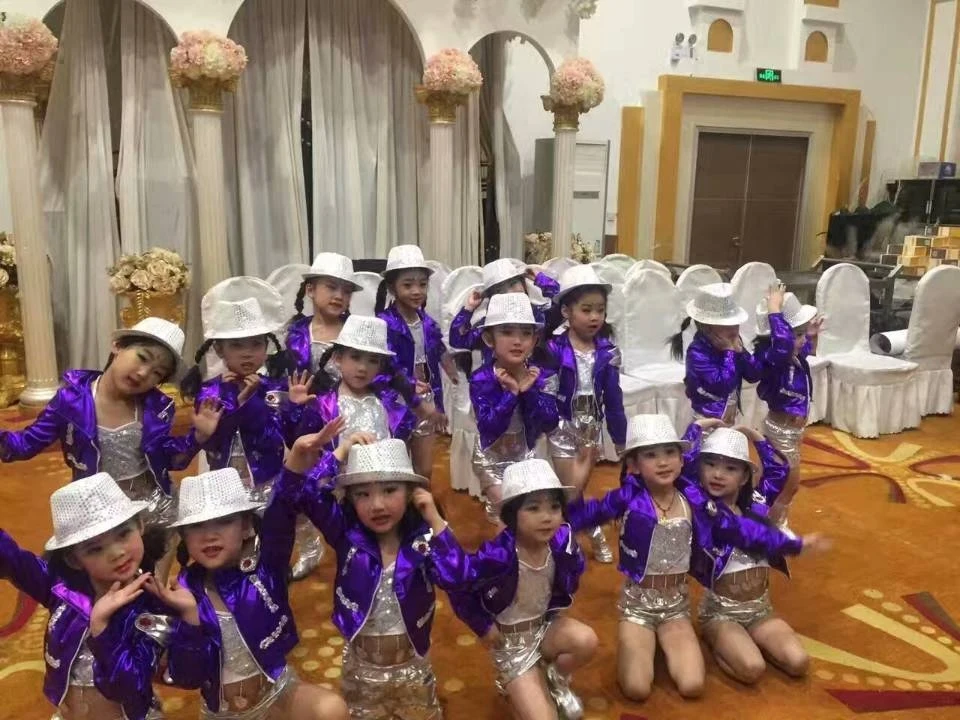 Children's jazz costumes personalized clothing girls modern dance hip-hop performance clothing kindergarten jazz dance clothes