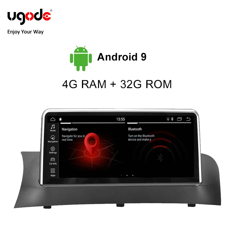 

Автомобильный мультимедийный плеер Ugode Android13 для BMW X3, F25/X4, F26, с GPS-Навигатором, экраном 10,25 дюйма (2011-2017), Автомобильный плеер