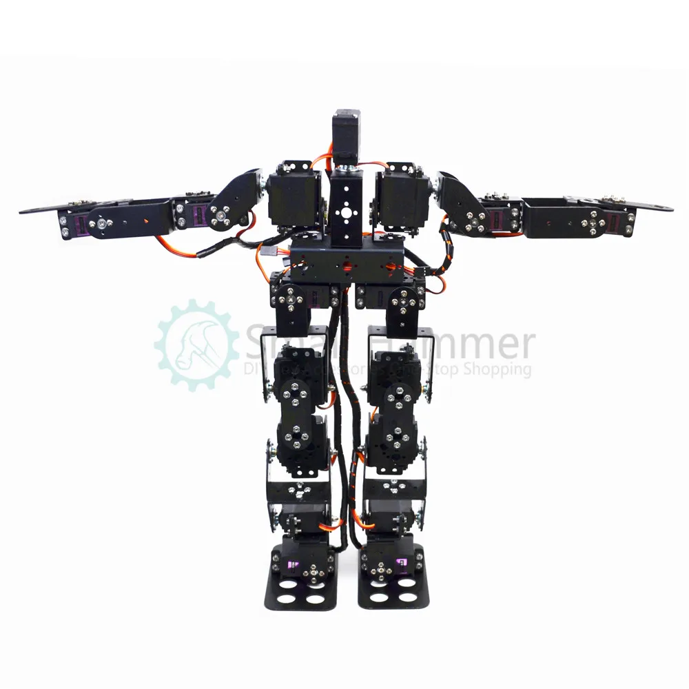 17 degrees of freedom humanoid dance robot/bipedal race walking robot/teaching kit/robot race