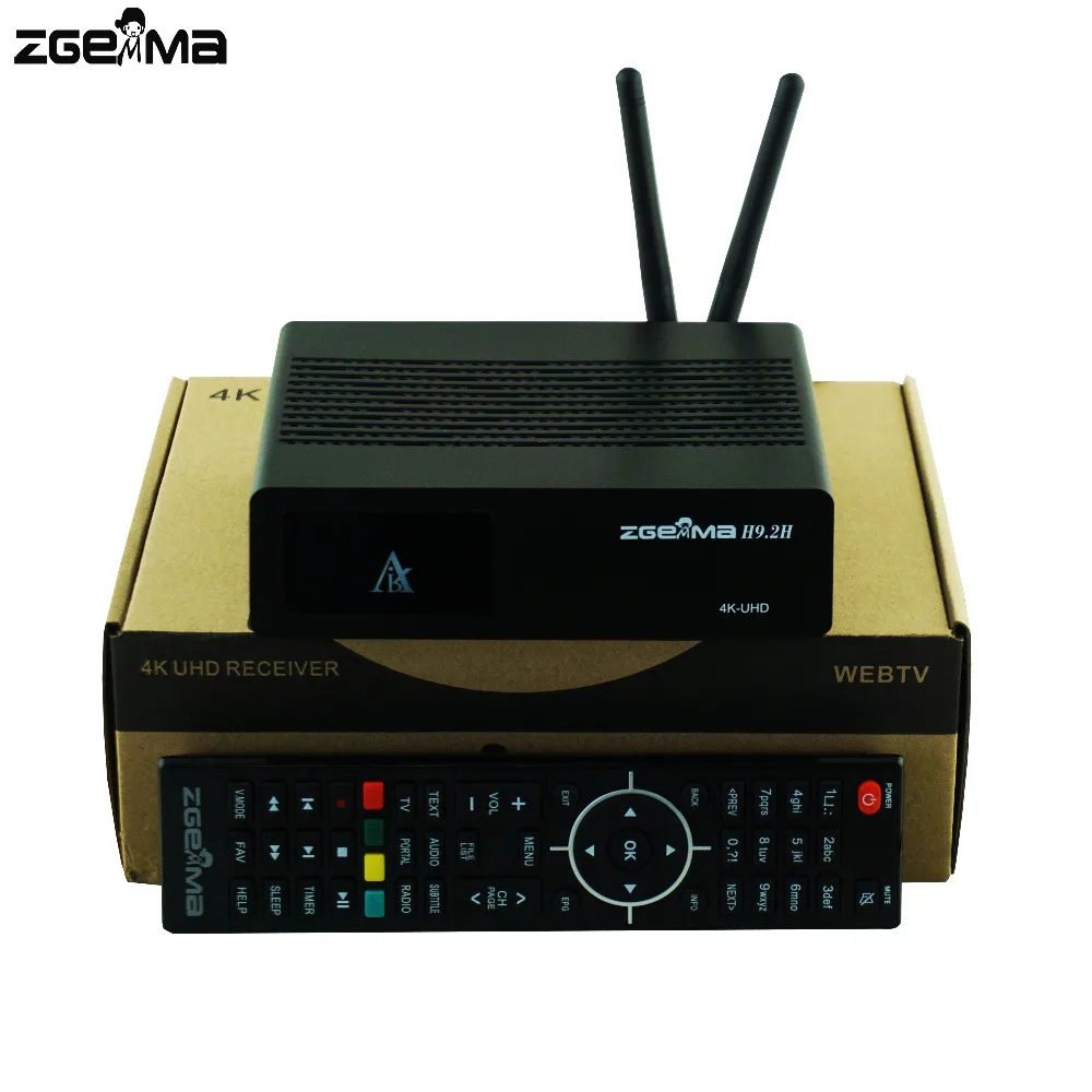 

zgemma h9.2h 4K satellite tv receiver dvb s2x + dvb c/t2 with build in wifi