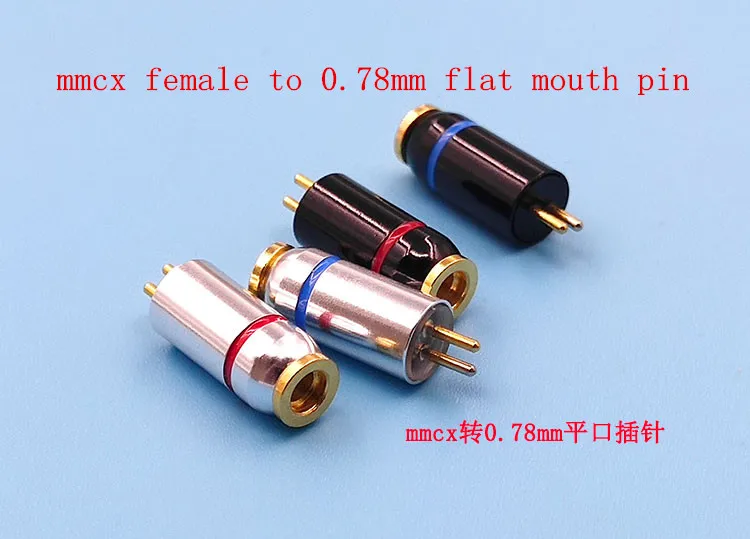 MMCX 0.78 ie80 qdc FitEar JH exk pin adapter mmcx female to 0.78mm/QDC/A2DC/IE80 pin 1pair