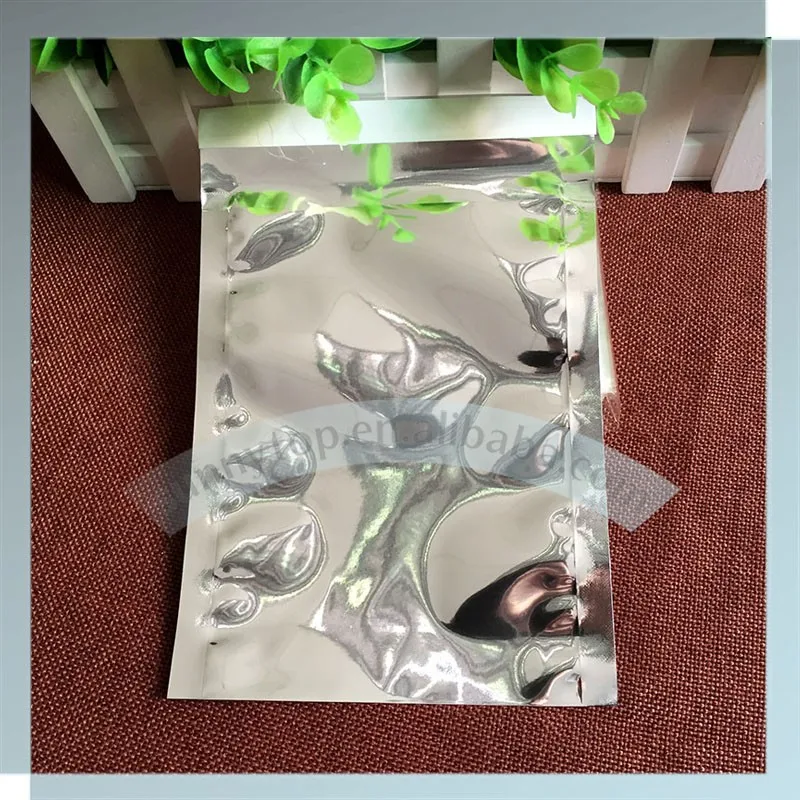 silver foil poly mailer C6  114x162mm quality plastic courier bag