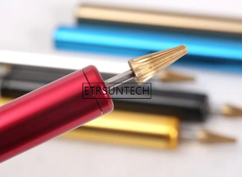 30pcs Speedy Edge Brass Oil Painting Pen Head Leather Edge Pen Applicator Edge Paint Roller Pen Top Edge Dye Tool