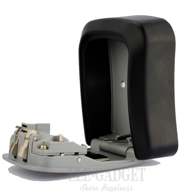 Heavy Duty Metal Key Safe Box Hidden Organizer 4-Digital Password Lock House Villa Caravan Spare Keys Storage Safe Box