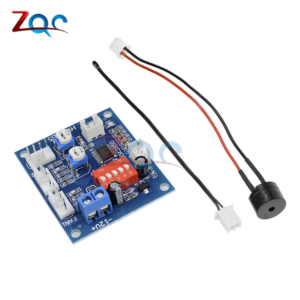 DC 12V 5A PWM PC Fan Temperature Manumotive Speed Controller Module CPU High-Temp Alarm With Buzz Probe For Arduino Heat Sink