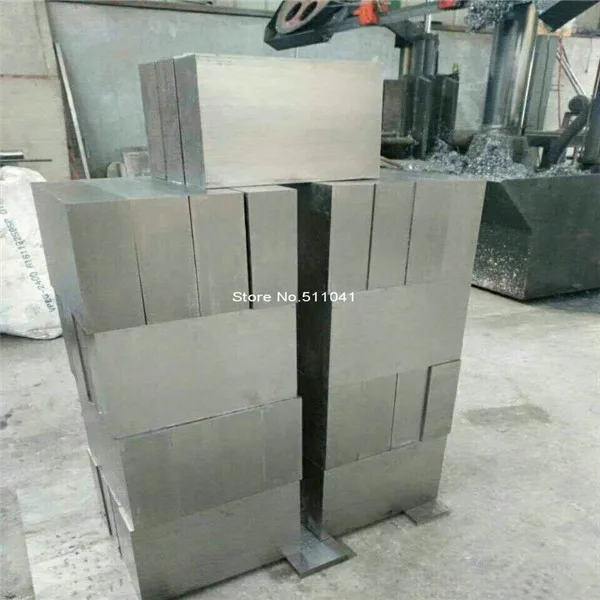 GR5  titanium plates thick titanium sheet 52mm thick*300mm*300mm, free shipping