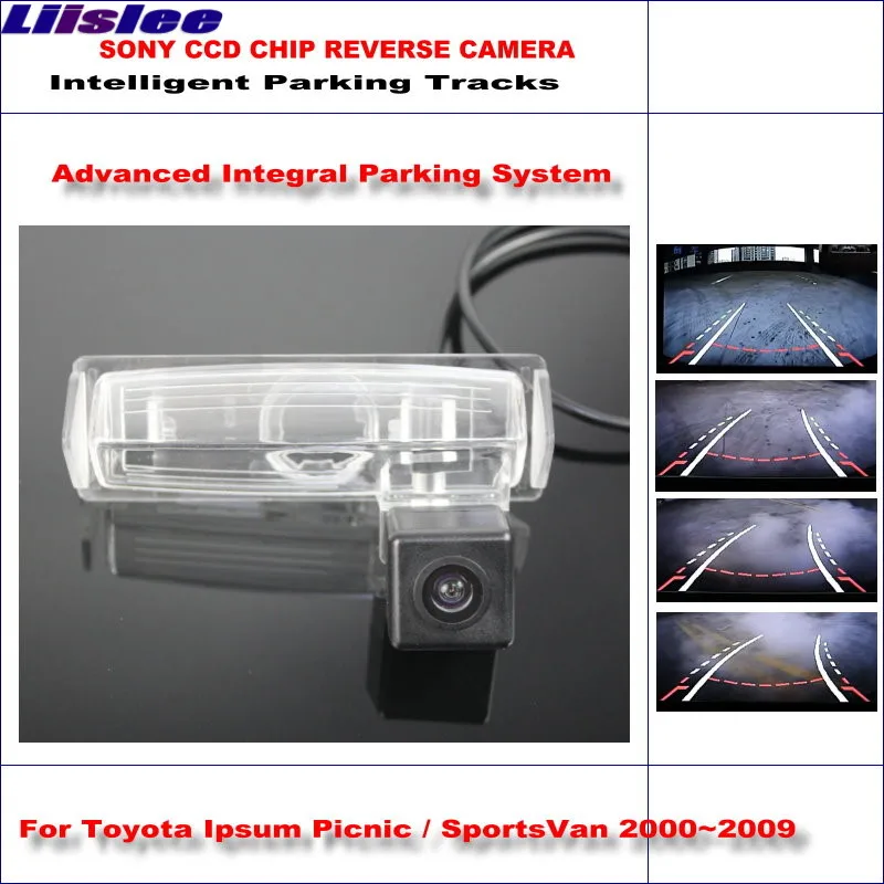 

Auto Intelligent Parking Tracks Rear Camera For Toyota Ipsum Picnic SportsVan 2000-2009 Reverse NTSC RCA AUX HD SONY CCD