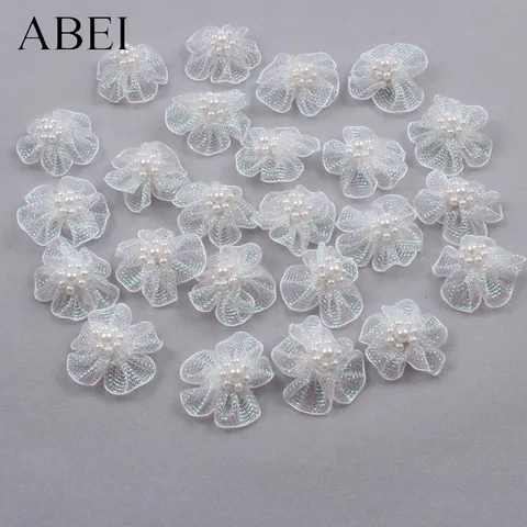 Сетчатые бусины цветы ABEI 3 см 30 шт