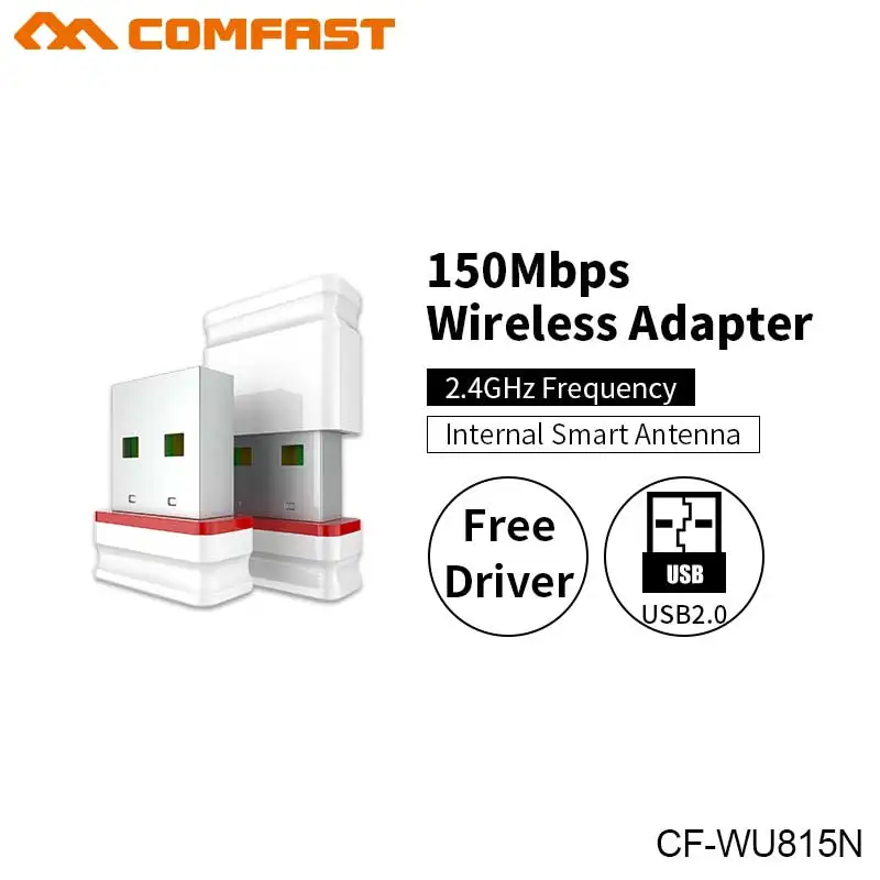 COMFAST CF-WU815N Wifi Adapter Mini Wireless 802.11n USB Network Card 150Mbps 2.4G Windows PC Receiver Wifi Dongle Plug And Play