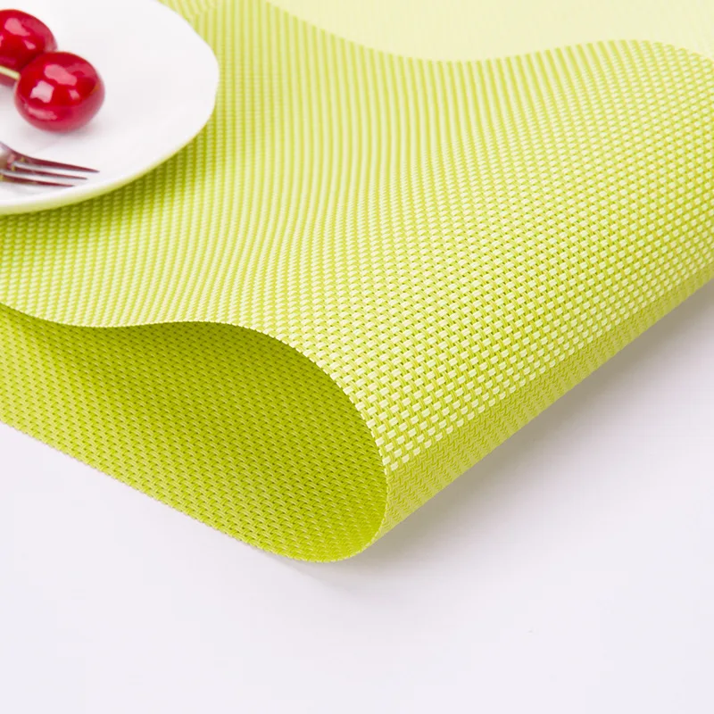 4 Pcs / lot Insulation pad stripes Fashion pvc dining table mat disc pads bowl pad coasters waterproof table cloth pad