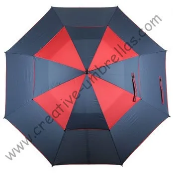 136cm diameter golf umbrella,professional making umbrellas,auto open.14mm fiberglass shaft and 5.0 fiberglass ribs,double layer