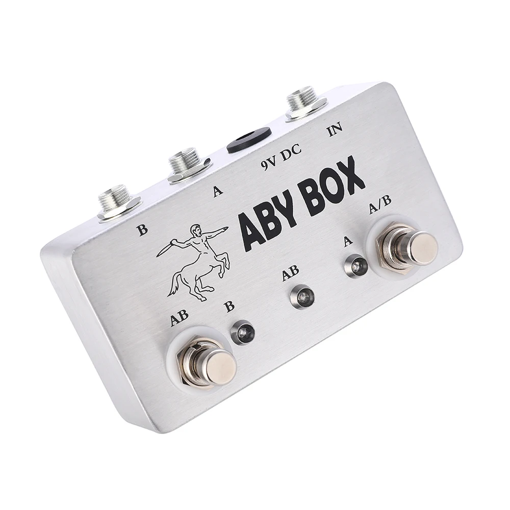 100% Hand Made Footswich AB Box Pedal Guitar True Bypass Effect Pedal Accesorios Guitarra