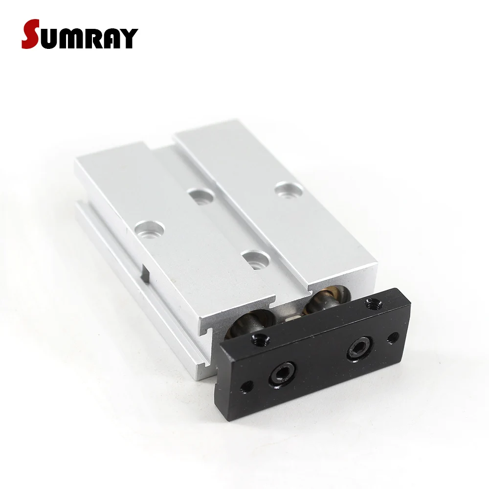 SUMRAY TN Type Pneumatic Cylinder 10mm Bore 10/15/20/25/30/35/40/45/50-200mm Stroke Double Shaft Double Rod Pneumatic Cylinder