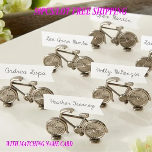 (50Pcs/Lot) Newest Wedding Place card holder \