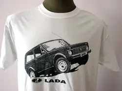 Lada Niva Russian Classic Car  New  Size Mens Homme Summer Short Sleeve Make Your Own T Shirt