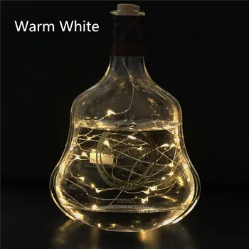 1M 2M 20 LED şarap şişesi ışıkları mantar akülü Garland DIY noel dize işıklar için parti cadılar bayramı düğün decoracion