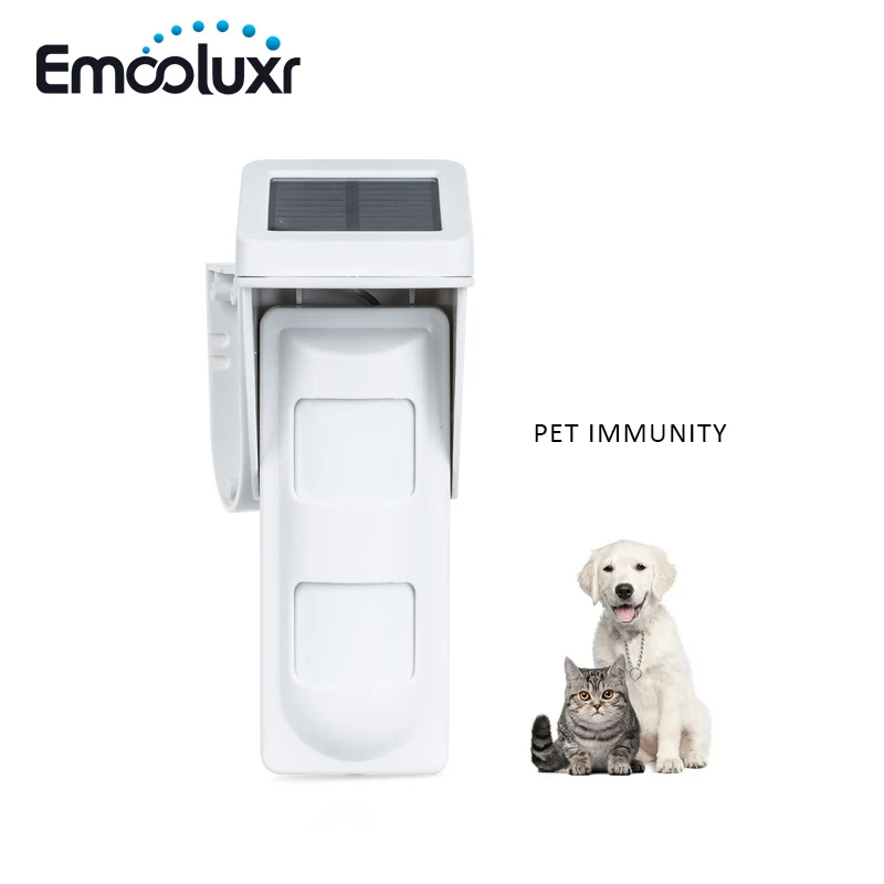 

Solar Powered Outdoor Pet Friendly Motion Sensor PIR Detector for wifi GSM alarm G90B Security Alarme System,Free Shipping